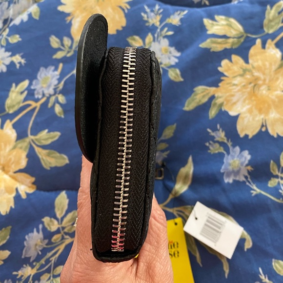 LOUNGEFLY DISNEY MINNIE MOUSE BLACK STUDDED WALLET - Picture 7 of 10